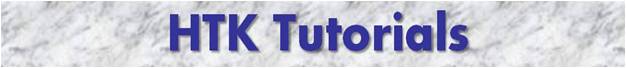 HTK Tutorials